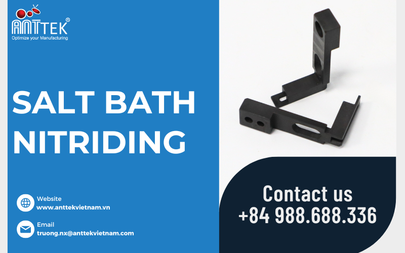 Salt bath nitriding in precision mechanical machining